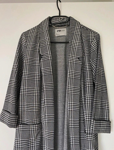 Mantel blazer kariert 3 4 - mantel/blazer,