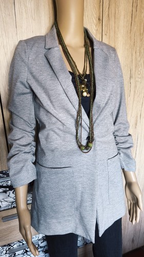 Longblazer grau meliert - grau,