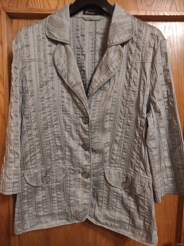 Gracia blazer damen grau - blazer,