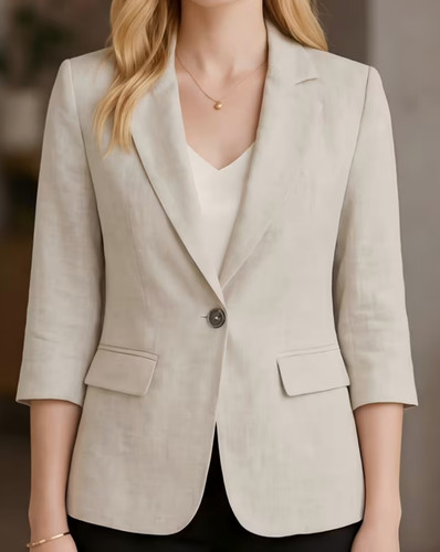 Temu arm kurzarm blazer - 3/4,