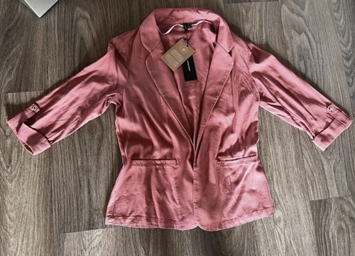 Blazer sakko jacke - rose, rosa