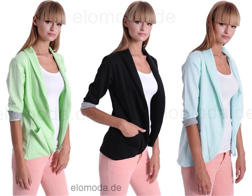 Damen blazer kurzjacke jacke - kurzjacke,