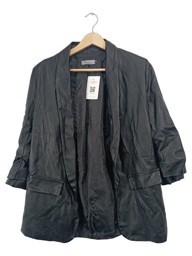 Damen kunstleder blazer - damen,