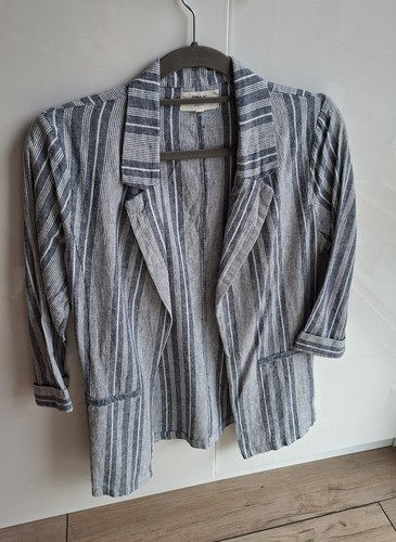 Blazer damen blau weiß - blau,