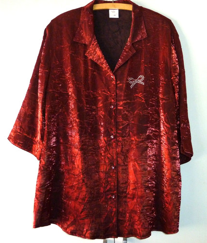 Rote bluse blusenblazer 3 4 - -,