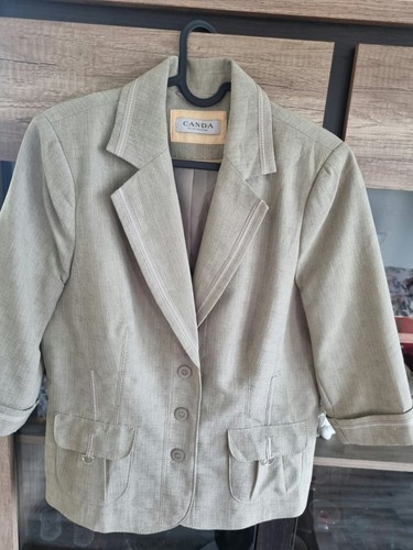 Khaki damen blazer - mit, 3/4